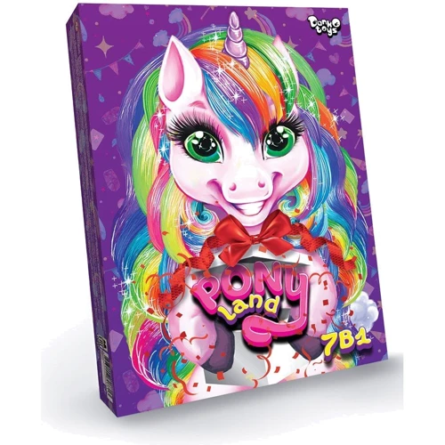 Креативное творчество Pony Land 7в1 укр
