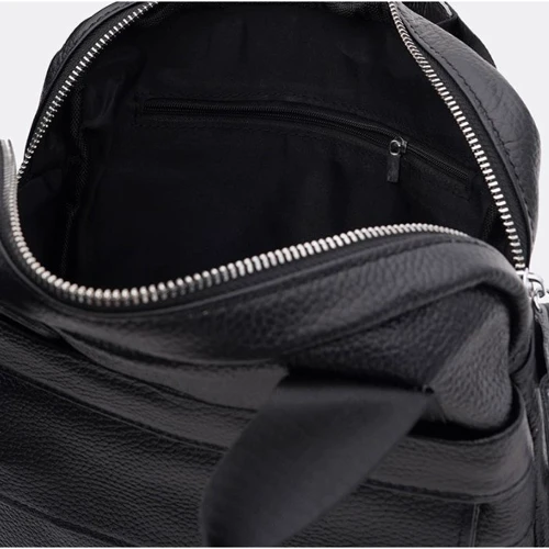 Мужская сумка планшет Keizer черная (Keizer K18861bl-black): Фактура Матовая, Зернистая