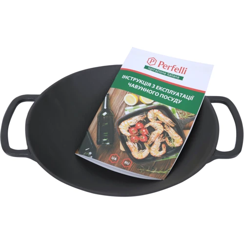 Perfelli WOK 5655 28 см (УТ000000119): Матеріал ручки чавун