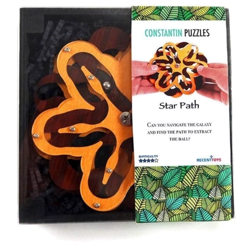 Деревянная головоломка Constantin Star Path Puzzle 4* (C5126)