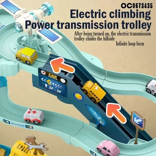 Парковка трек Космічна станція: машинка, звук, світло (T905A)