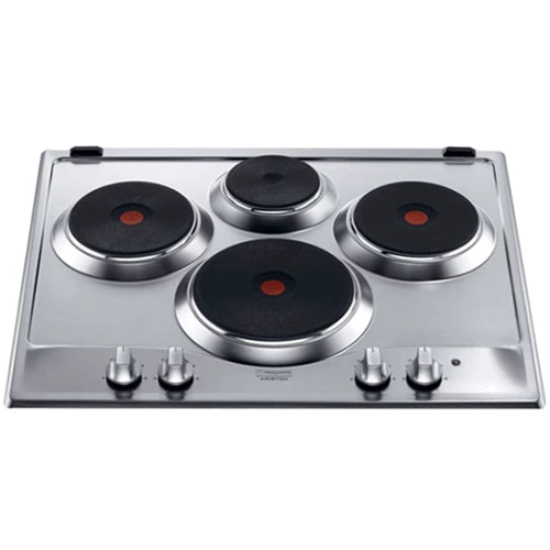 Варочная поверхность электрическая Hotpoint-Ariston PC 604 X: Расположение панели спереди