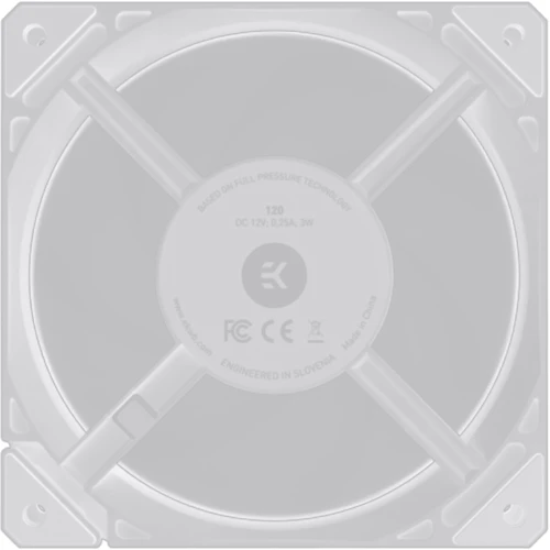 Кулер Ekwb EK-Loop Fan FPT 120 - Black (550-2300rpm) (3831109900000): Тип вентилятор
