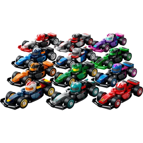 Конструктор LEGO Minifigures Колекційні автомобілі для гонки F1 (71049): Серія Minifigures