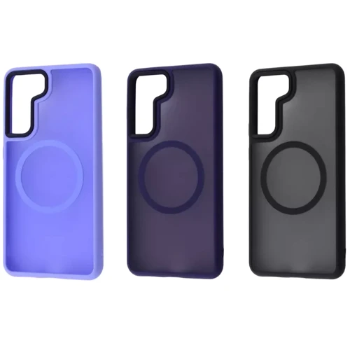 Чехол для телефонов WAVE Matte Insane Case with MagSafe Deep Purple for Samsung S901 Galaxy S22: Материал поликарбонат / силикон
