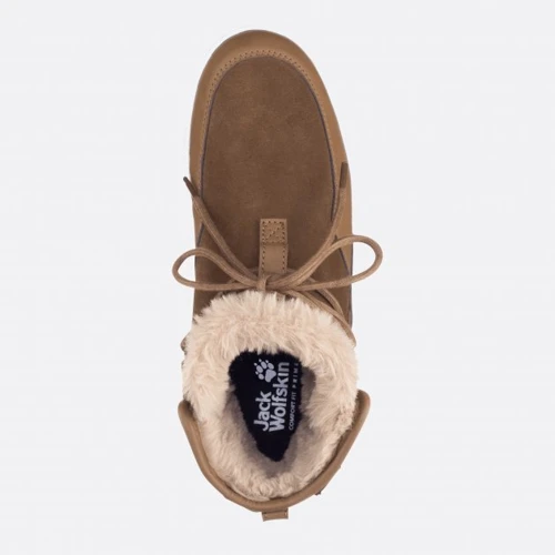 Полусапоги Jack Wolfskin Auckland Wt Texapore Boot W 4035771-5215 38.5 коричневые натуральная замша зима фото 3