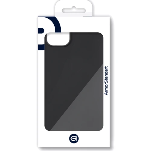 Чохол для iPhone ArmorStandart Matte Slim Fit Black для iPhone 14 Plus (ARM65613): Матеріали Силикон