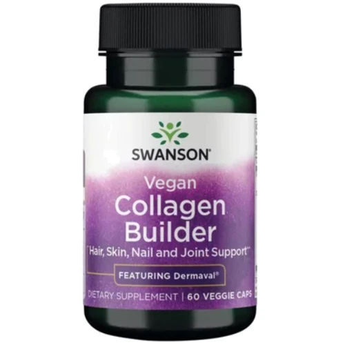 Swanson Collagen Builder Для вироблення колагену 60 веганських капсул