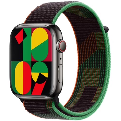 Аксесуар для Watch Apple Sport Loop Black Unity (MQTH3) для Apple Watch 38/40/41mm