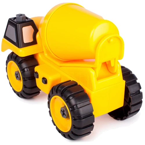 Набор бетоновоз/самосвал KAILE TOYS, разборная модель с отверткой (KL716-1)