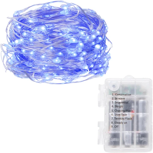 Гирлянда Springos 9.9 м 100 LED голубая (CL0103): Применение Для дома