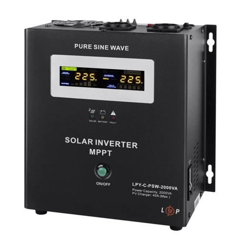 Автономный солнечный инвертор (off-grid) LogicPower LPY-C-PSW-2000VA 1400W MPPT 24V (4126): Форма выходного сигнала Чистая синусоида