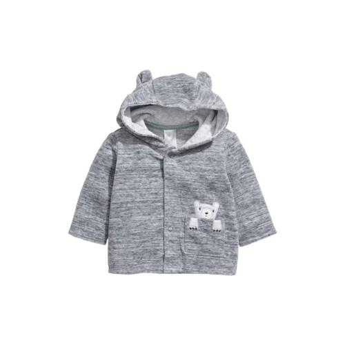 Толстовка H&M 411-5359226 50 см серая