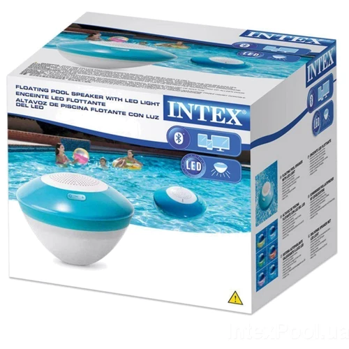 Колонка Intex 28625 плавающая, Bluetooth, LED- подсветка: Тип Другие мелочи для басейнов