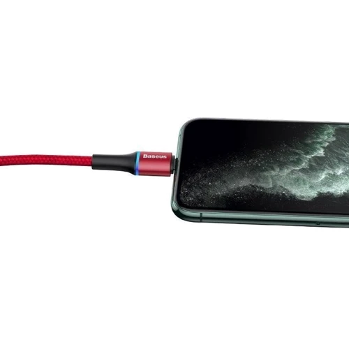 Кабель Baseus USB-C to Lightning PD 18W Halo Data 1m Red (CATLGH-09) фото 4
