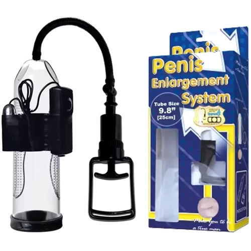 Вакуумная помпа с вибростимуляцией LYBAILE - Penis Enlargement System 9,8'' Vibration (BM-010066C)