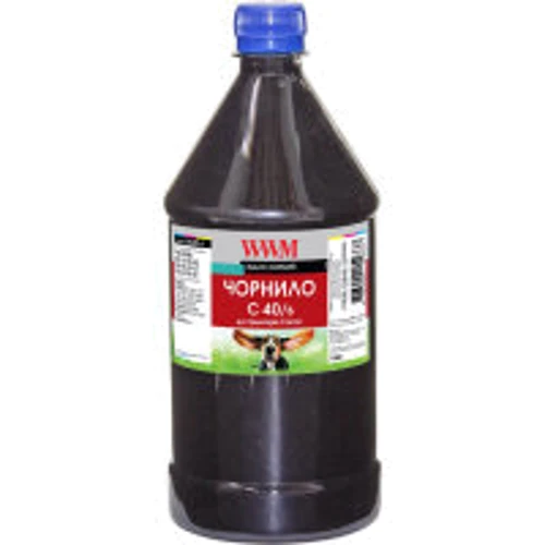 Чорнило WWM Canon PG-40Bk/PG-50Bk/PGI-5Bk 1000 Black (C40/B-4)