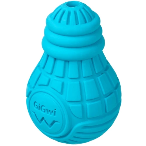 Іграшка для собак Лампочка гумова GiGwi Bulb Rubber гума S блакитна (2336): Виробник GiGwi