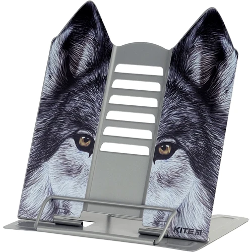 Подставка для книг Kite Wolf металлическая 20х26 см (K24-390-2) фото 4