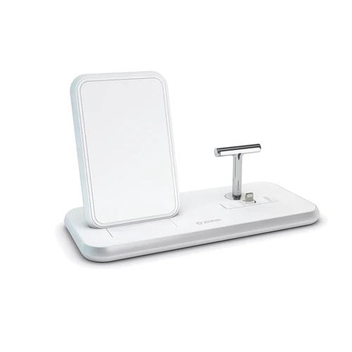 Док-станція Zens Dock Stand Wireless Fast Charger 10W with USB White (ZEDC06W/00) for Apple iPhone and Apple AirPods