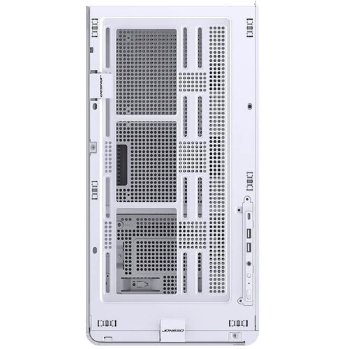 Корпус Jonsbo D300 White: Матеріал передній панелі загартоване скло