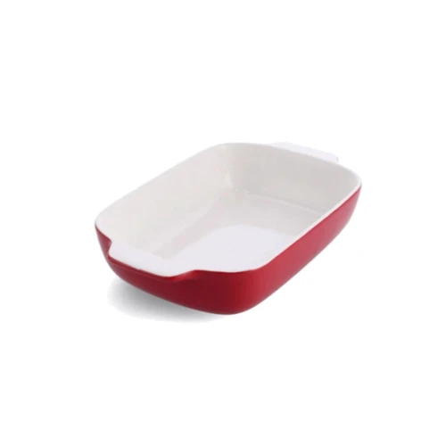 Форма для запекания с крышкой KitchenAid, 8.8х24.8х40.4 см, красный (CC006108-001): Материал Керамика