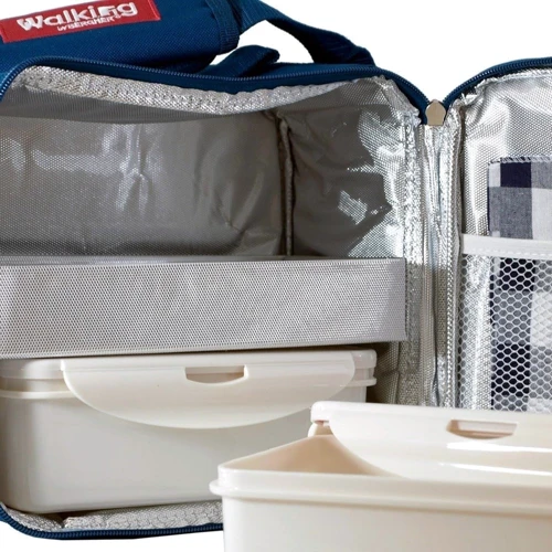 Емкость для хранения Bergner Walking business 6 предметов 23х22х13.5 см (BG-3652-BL): Высота, см 23