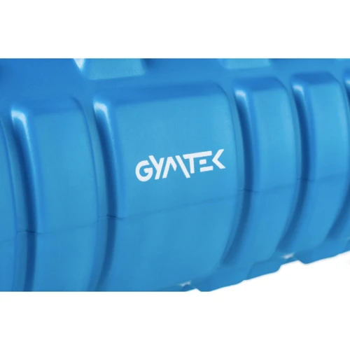 Прочий аксессуар Массажный ролик Gymtek для йоги та фитнеса EVA 33х14 см синий (5907766660156) фото 2