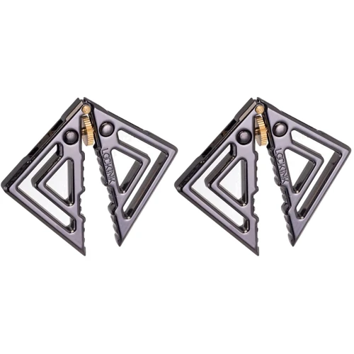 Зажимы для сосков с легкой подвеской LOCKINK Adjustable Nipple Clamps with Light Pendant - Grey