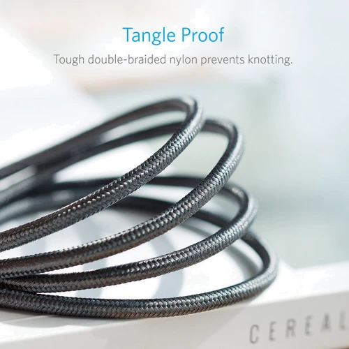Кабель ANKER Cable USB-C to USB-C 2.0 Powerline+ V3 1.8m Grey (A81880A1) фото 4