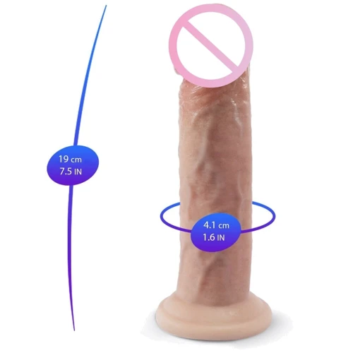 Фаллоимитатор SilexD Henry Flesh Premium Real Skin (MODEL 2 size 7.5in)