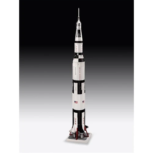 Сборная модель Revell набор Ракета-носитель Сатурн 5 миссии Аполлон 11. К 50-летию высадки на Луну. уровень 5 масштаб 1:96: Масштаб 1:96
