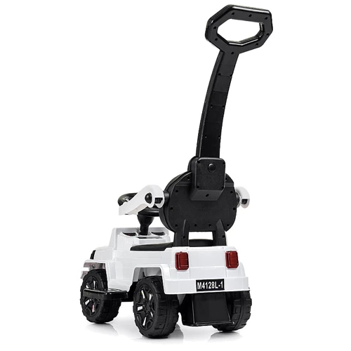 Машинка 2в1 каталка-толокар Bambi белый (M 4128L-1)