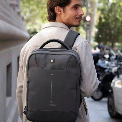 Рюкзак для ноутбука Gabol Backpack Reflect 14L Grey серый (412455-016): Стиль Повседневный (Casual)