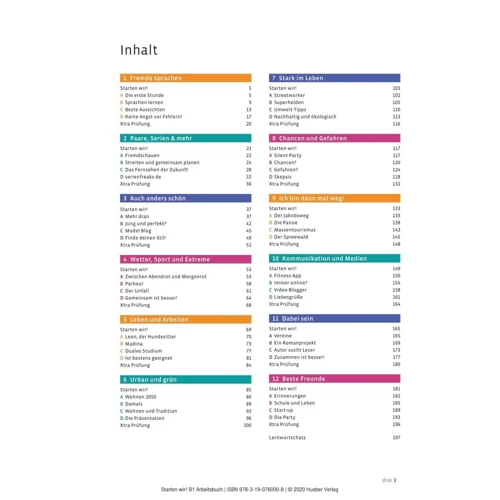 Starten wir! B1: Arbeitsbuch: Количество страниц 224