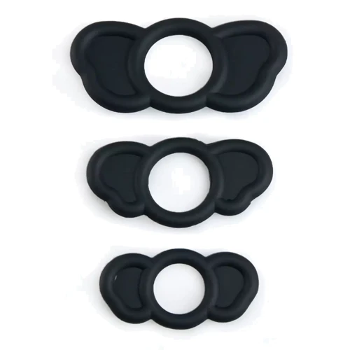 Набор из 3-х силиконовых эрекционных колец Elephant rings (BS6000026)