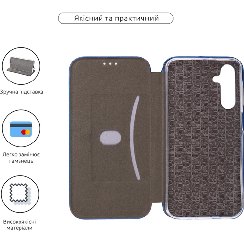 Чехол для телефонов ArmorStandart G-Case Blue for Samsung A256 Galaxy A25 5G (ARM69685): Тип чехол-книжка