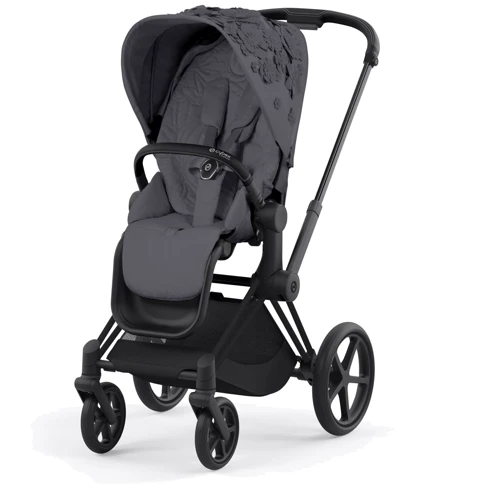 Тканевый чехол для прогулочного блока Cybex Priam Simply Flowers Grey: Тип аксессуара текстильные комплекты