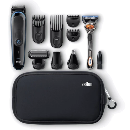 Машинка для стрижки (триммер) Braun MGK 3980 + Fusion ProGlide: Зона применения Для головы, Для бровей, Для бороды, Для лица, Для усов