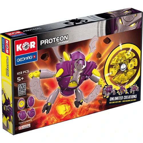 Geomag PROTEON Vulkram 103 детали | Магнитный конструктор Геомаг Протеон