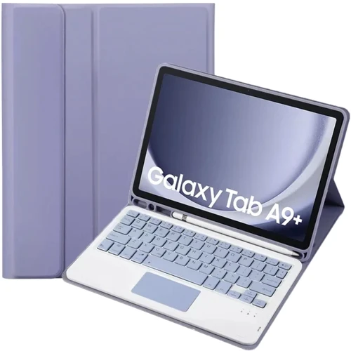 Аксессуар для планшетных ПК BeCover Case Smart Keyboard TouchPad Purple for Samsung Galaxy Tab A9 Plus SM-X210/SM-X215/SM-X216 (712416)
