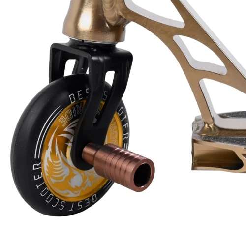 Самокат трюковый Best Scooter бронзовый (26781): Конструкция рамы цельная