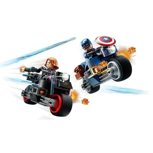 Конструктор LEGO Marvel Мотоциклы Черной Вдовы и Капитана Америки (76260): Серия Marvel
