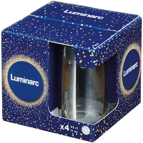 Набор высоких стаканов Luminarc Сияющий Графит 4х330 мл (P9315/1): Объем стакана мл 330