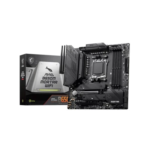 MSI MAG B650M MORTAR WIFI: Дополнительно Поддержка UEFI, Поддержка RAID, Адаптер Wi-Fi