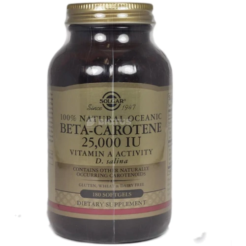 

Solgar Oceanic Beta-Carotene 25,000 180 Iu Softgels