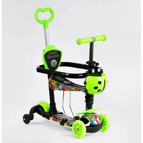 Детский самокат 5 в 1 Best Scooter LS-40203 Зеленый