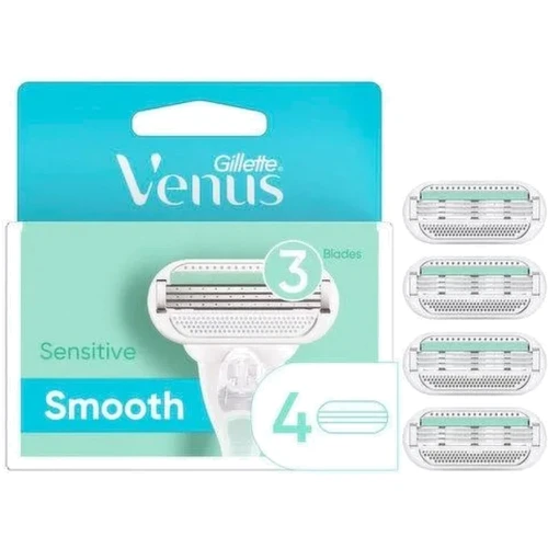 Gillette Venus Smooth Sensitive Картриджи сменные для бритья женские 4 шт: Вид Сменные кассеты