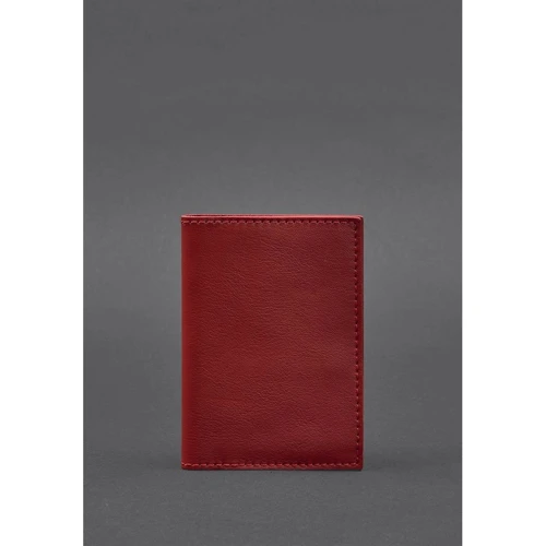 Обложка для паспорта BlankNote 1.2 красная (BN-OP-1-2-red): Пол Унисекс