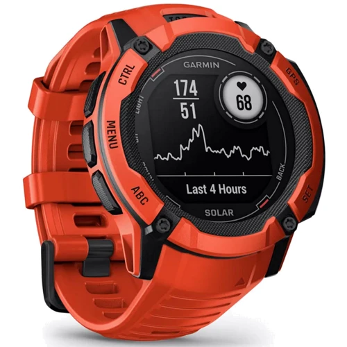 Смарт-часы Garmin Instinct 2X Solar Flame Red (010-02805-01) фото 8